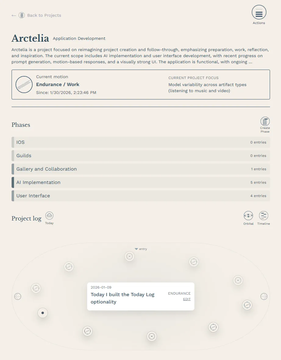 Log interface